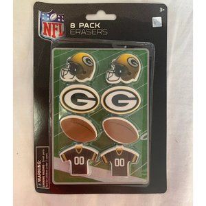 Green Bay Packers eraser set
